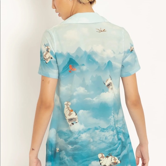 SOUTHERN AIR TEMPLE SHORT SLEEVE SHIRT DRESS - Picture 3 of 6